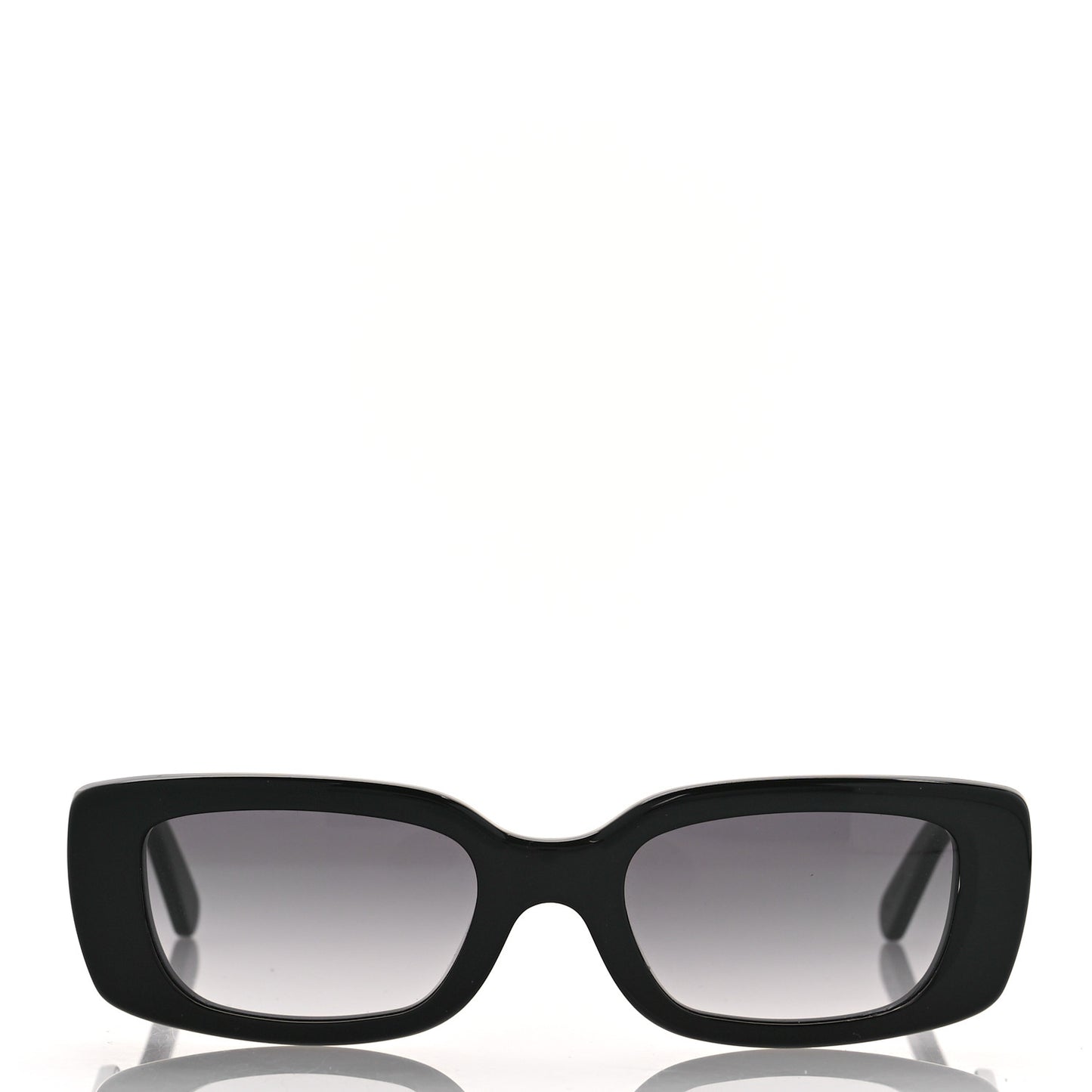 Acetate LV Circle Cat Eye Sunglasses Z2109W Black