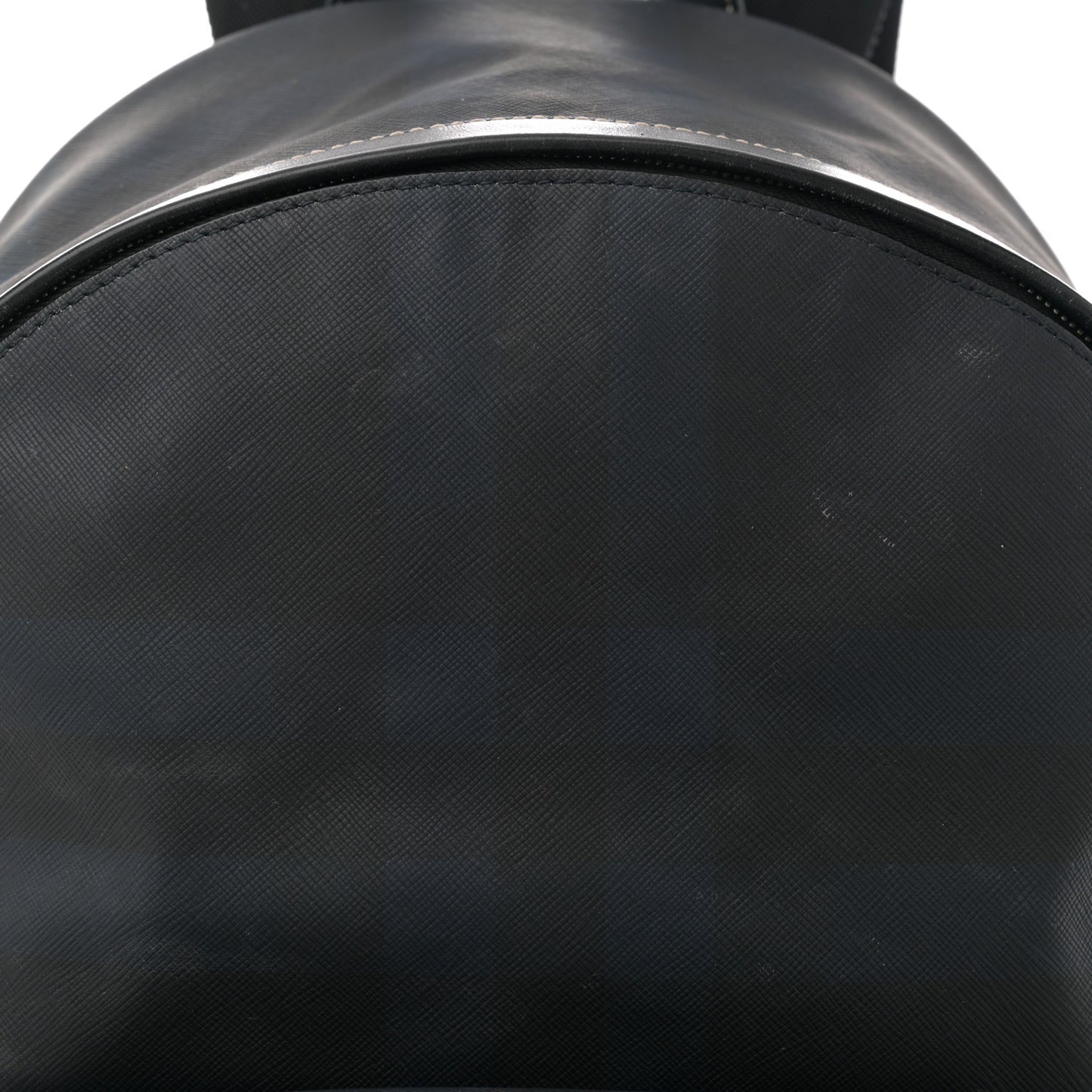 E-Canvas Check Jett Backpack Navy Blue