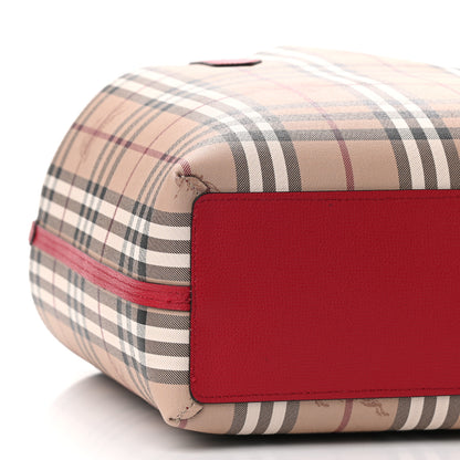 Burberry Haymarket Check Medium Reversible Tote Red 15 of 18