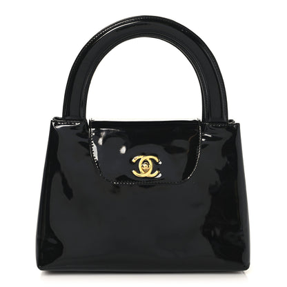 Chanel Patent Small Kelly Flap Bag Black 1 of 12
