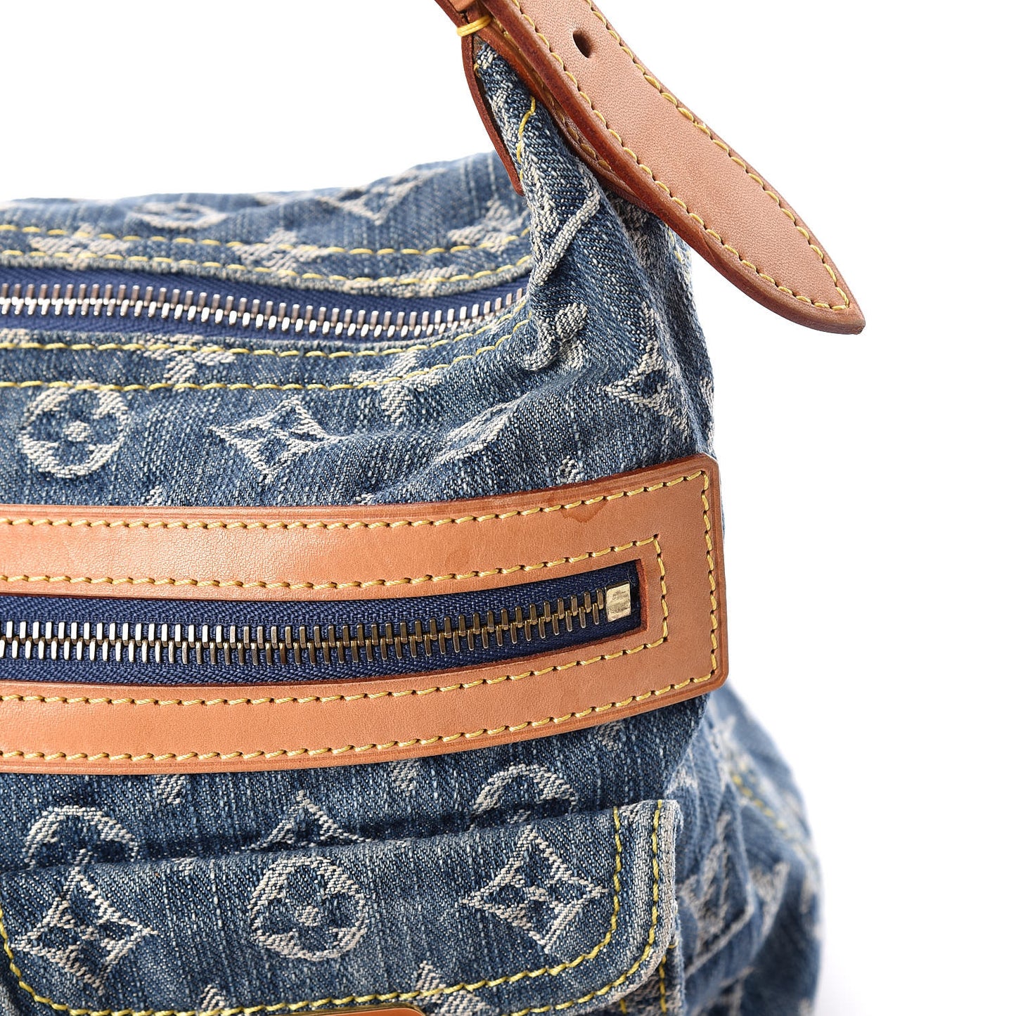 Monogram Denim Baggy PM Blue