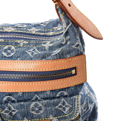 Louis Vuitton Monogram Denim Baggy PM Blue 13 of 17