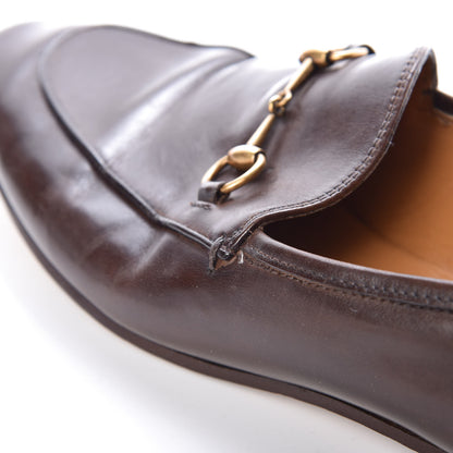 Gucci Calfskin Womens Jordaan Loafers 40.5 Fondente Brown 11 of 20