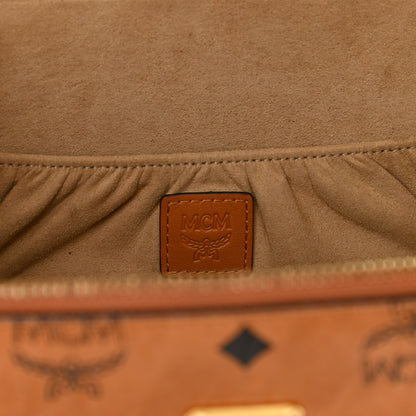 MCM Visetos Vanity Case Cognac 7 of 11