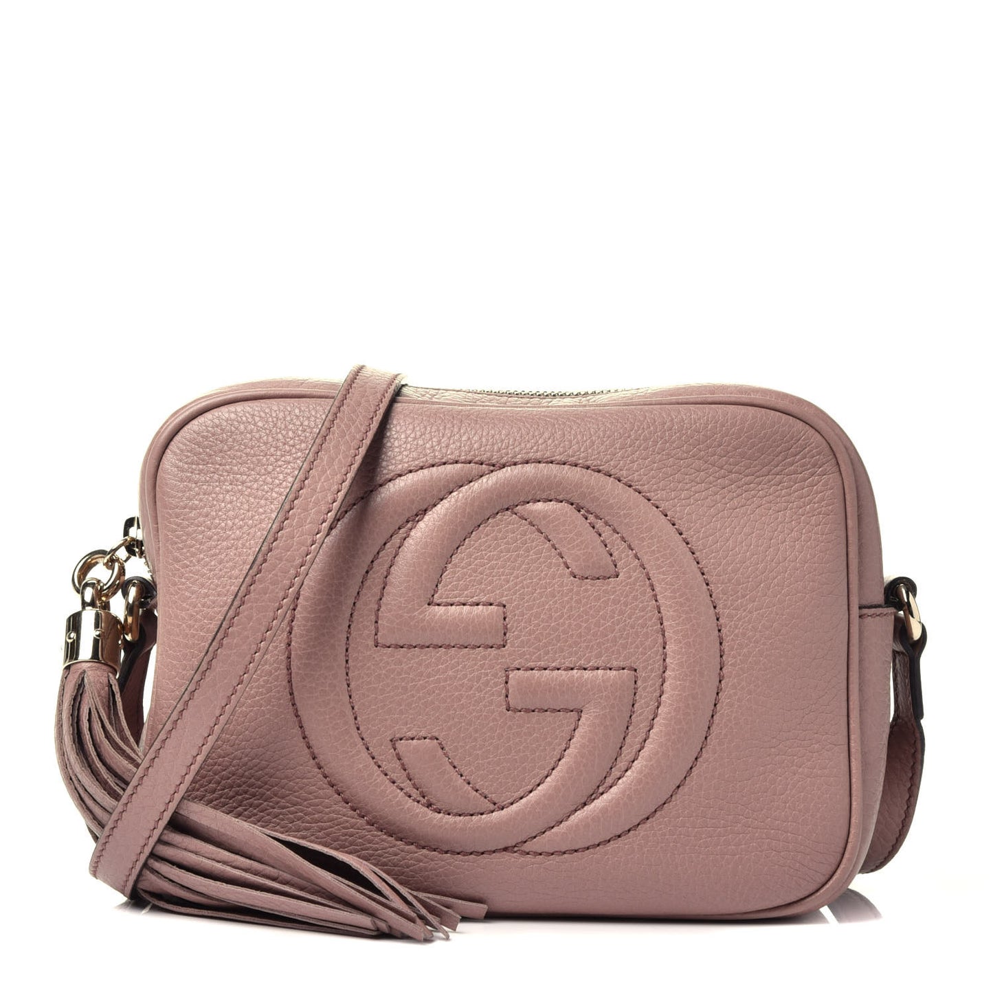 Cellarius Calfskin Small Soho Disco Bag Dark Cipria