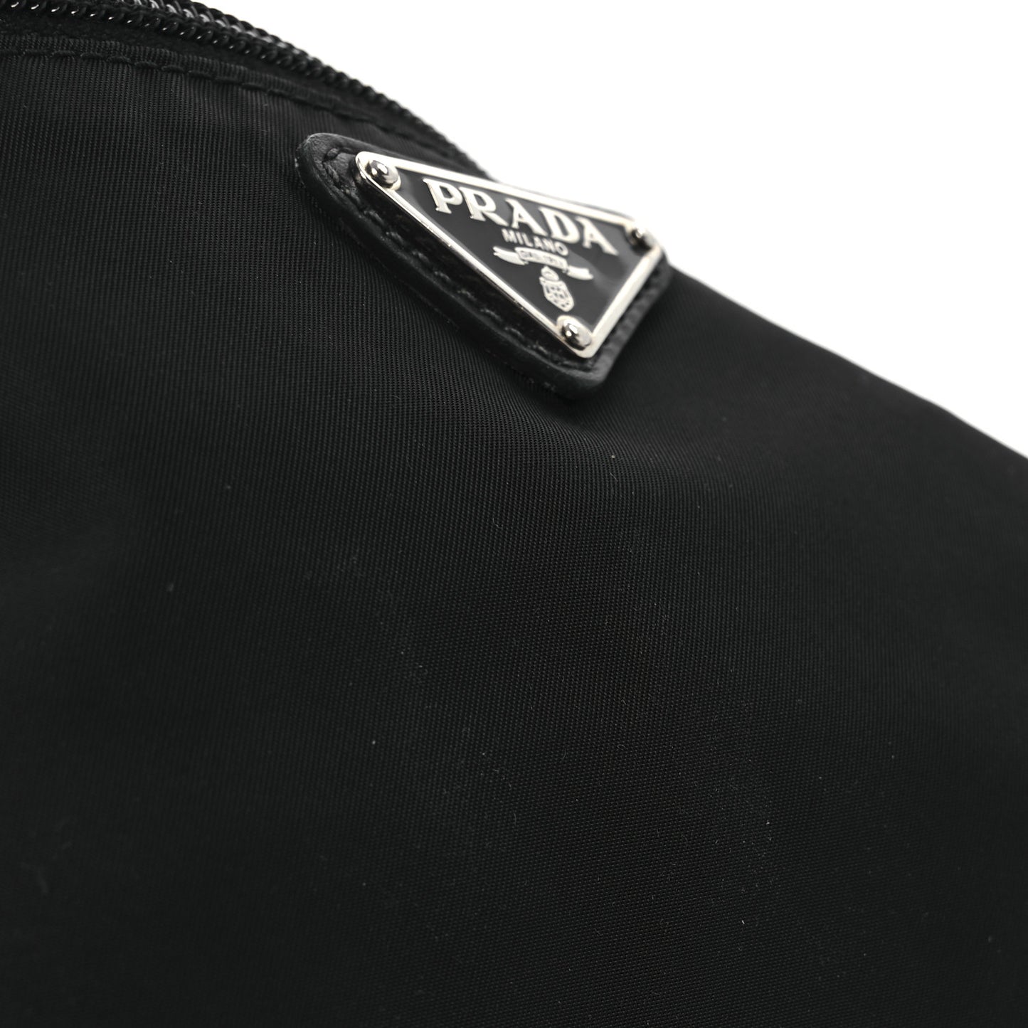 Nylon Vela Flat Messenger Bag Black