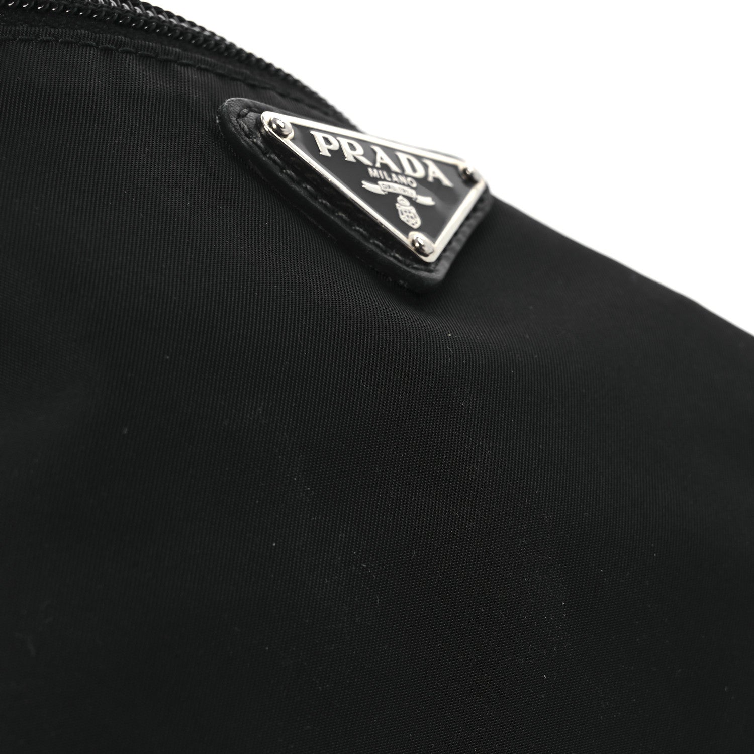 Prada Nylon Vela Flat Messenger Bag Black 12 of 16