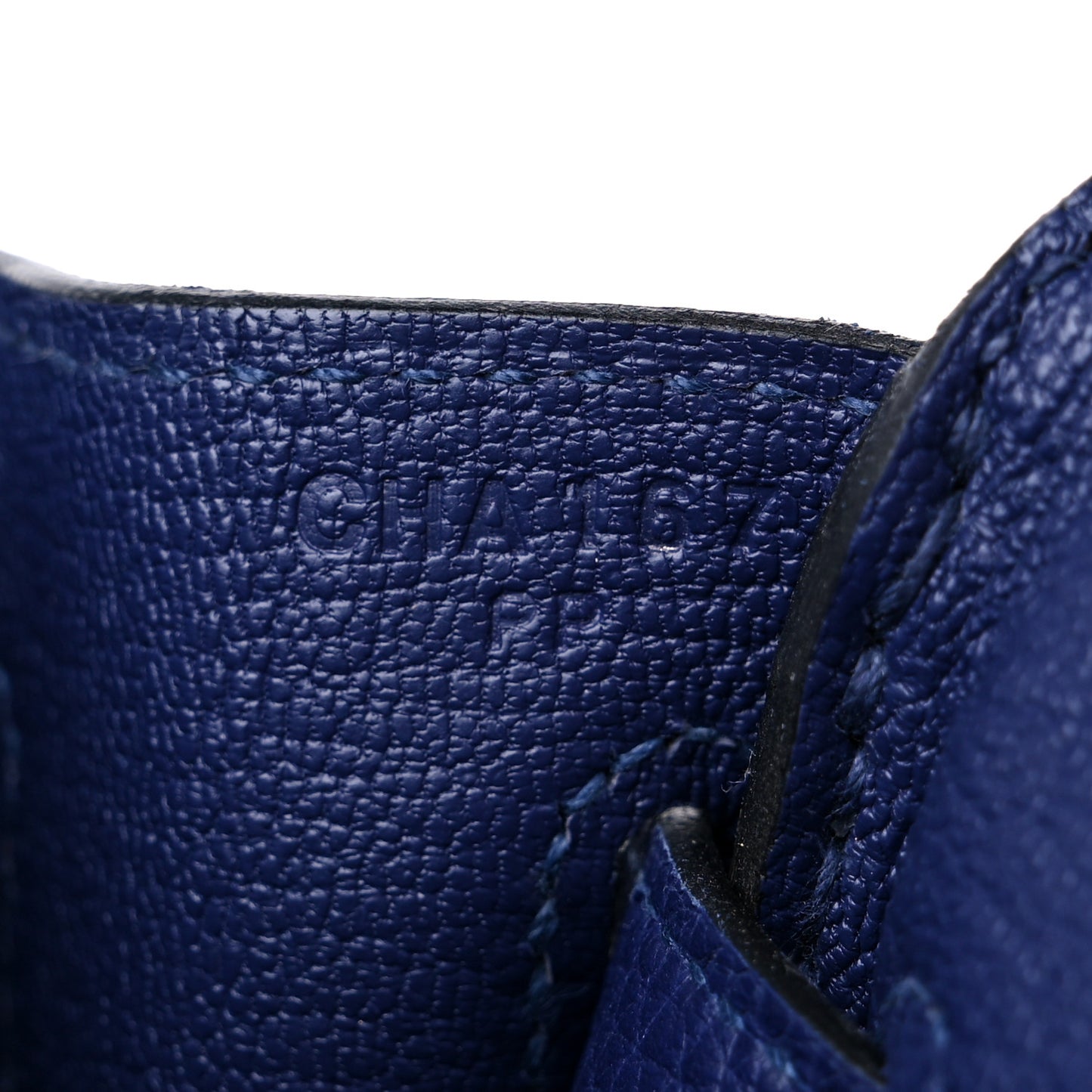 Togo Birkin 25 Bleu Encre