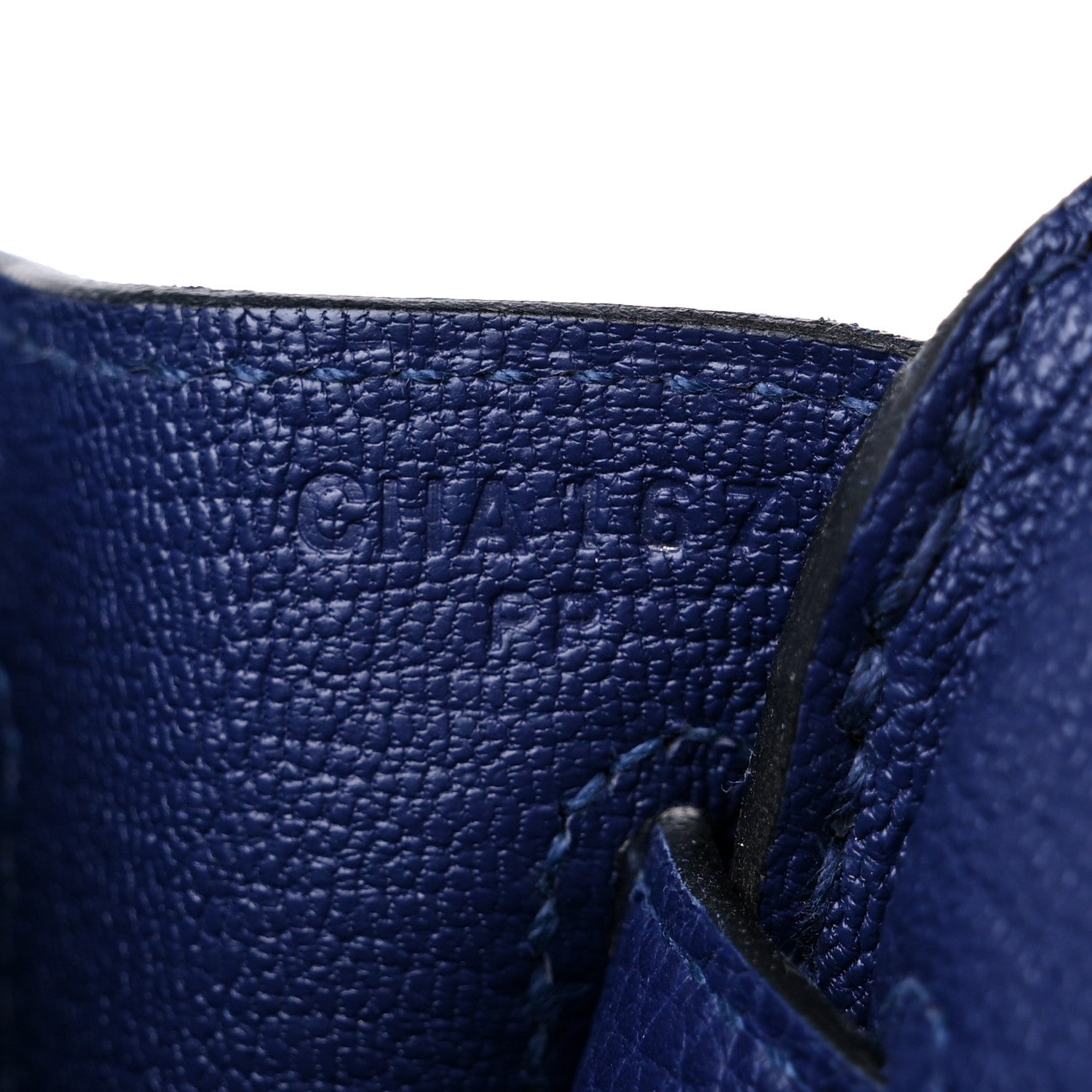 Hermes Togo Birkin 25 Bleu Encre 7 of 10