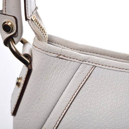 Gucci Calfskin D Ring Abbey Pochette White 9 of 17