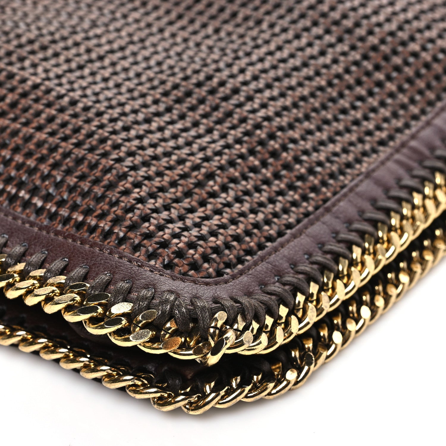 Stella McCartney Raffia Falabella Tote Brown 9 of 9