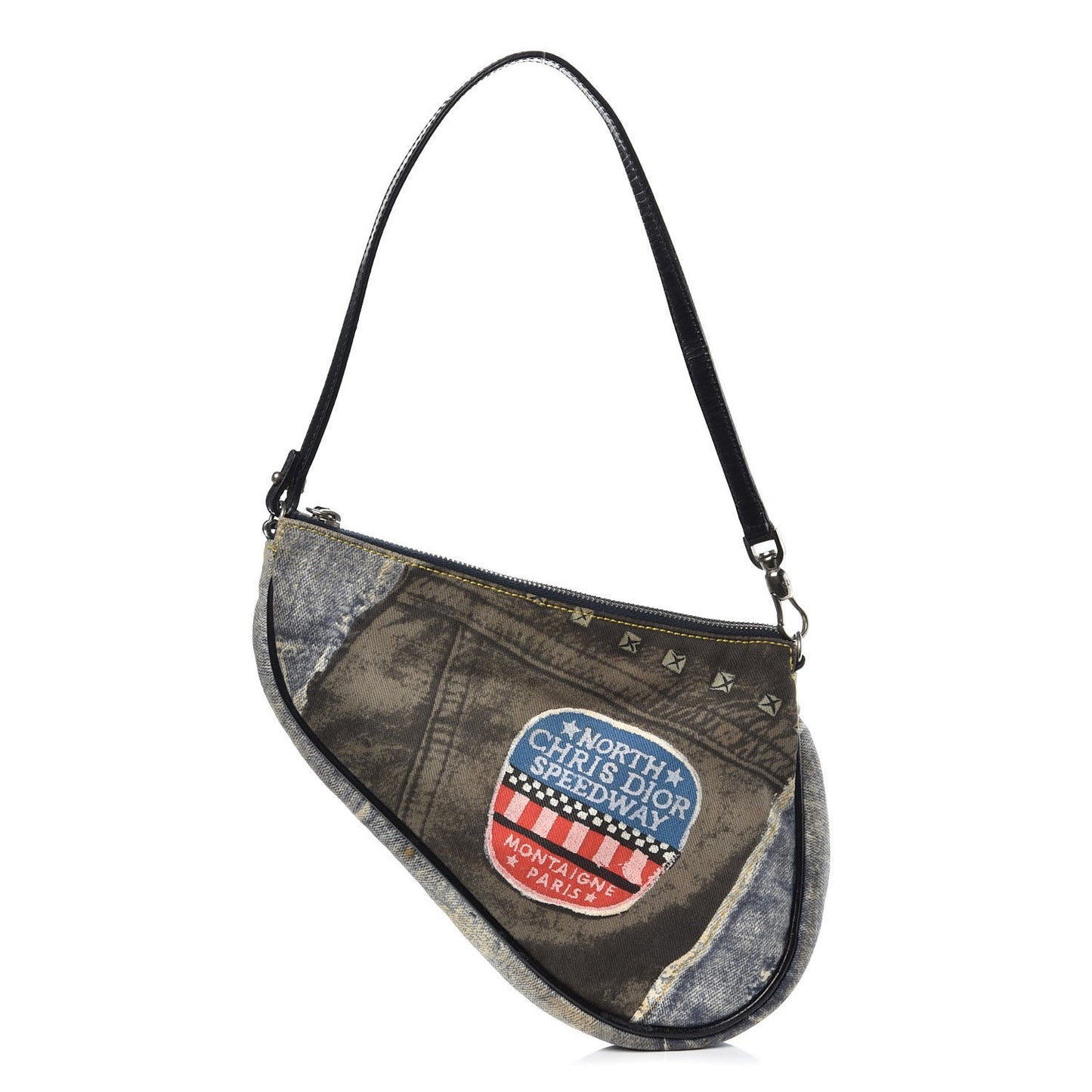 Denim Speedyway Mini Saddle Pochette