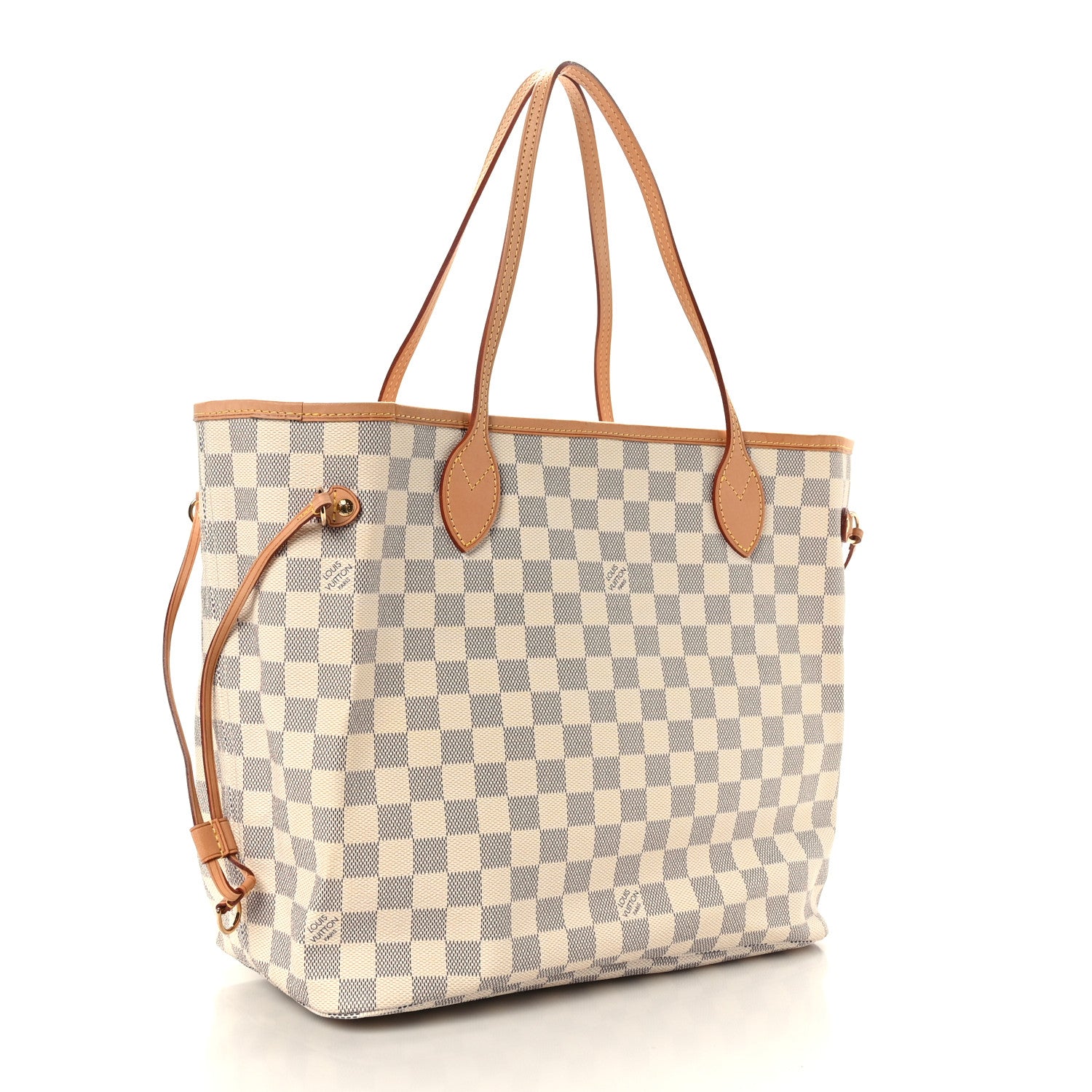 Louis Vuitton Damier Azur Neverfull MM 3 of 9