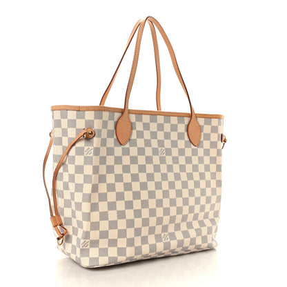 Louis Vuitton Damier Azur Neverfull MM 3 of 9