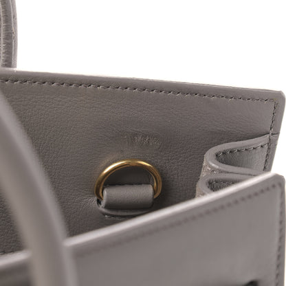 Saint Laurent Calfskin Baby Sac de Jour Fog 10 of 14