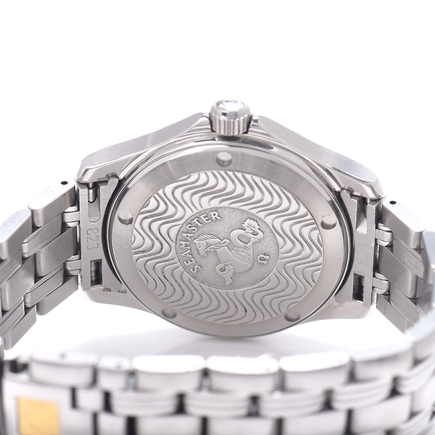 Stainless Steel 36mm Seamaster 120M Quartz Watch Blue 2511.81
