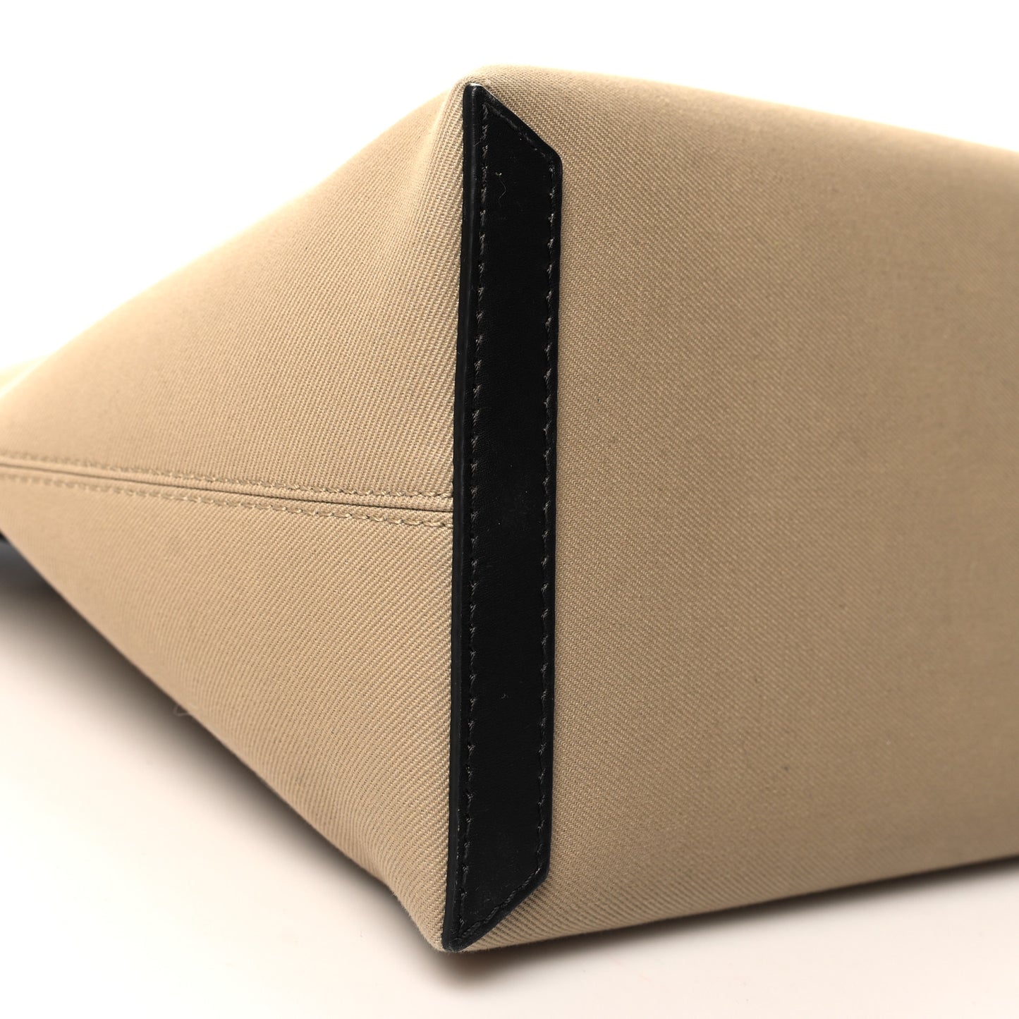 Calfskin Medium Society Tote Black Honey