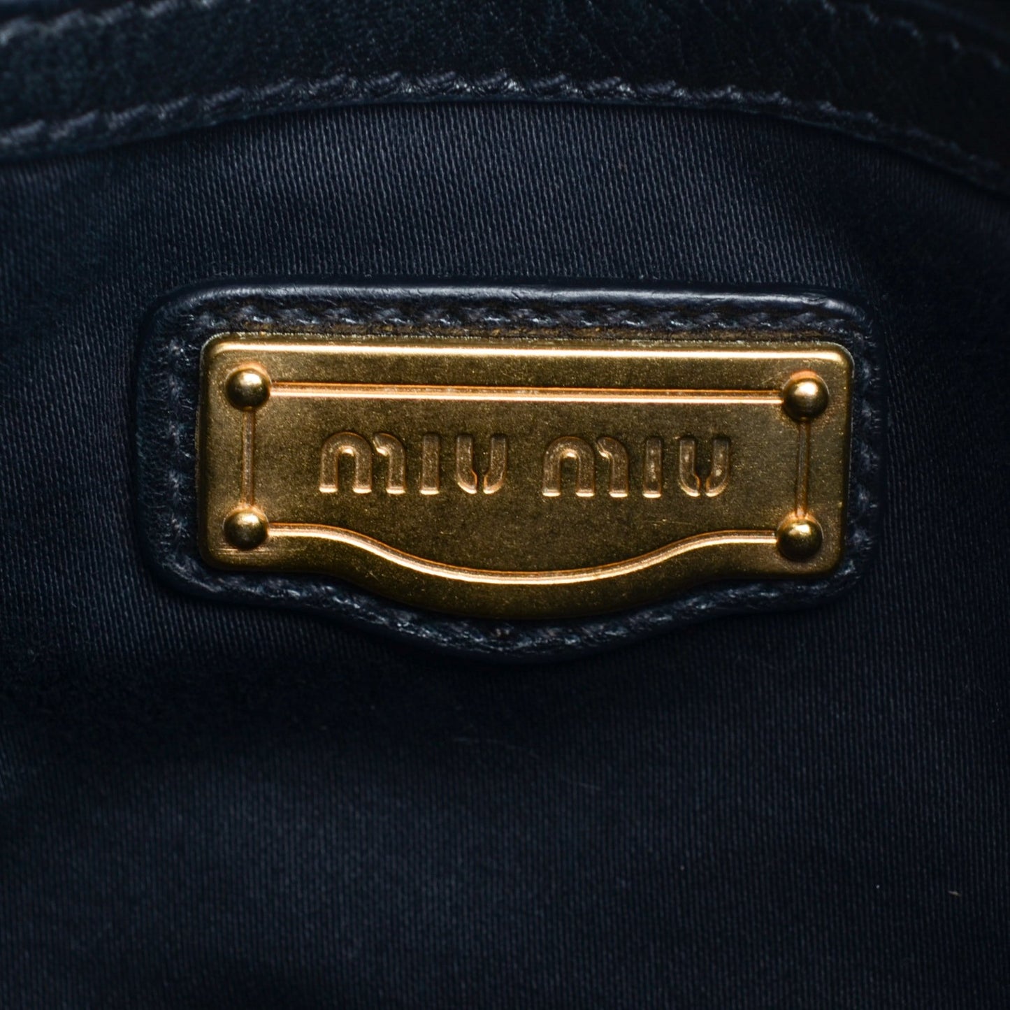 Vitello Lux Gathered Tote Black