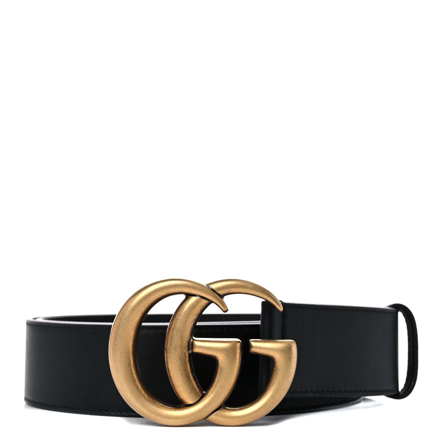 Gucci Calfskin Double G 40mm Belt 95 38 Black 1 of 6
