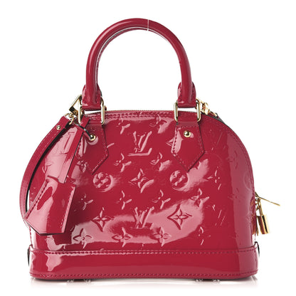 Louis Vuitton Vernis Alma BB Rose Indien 1 of 10