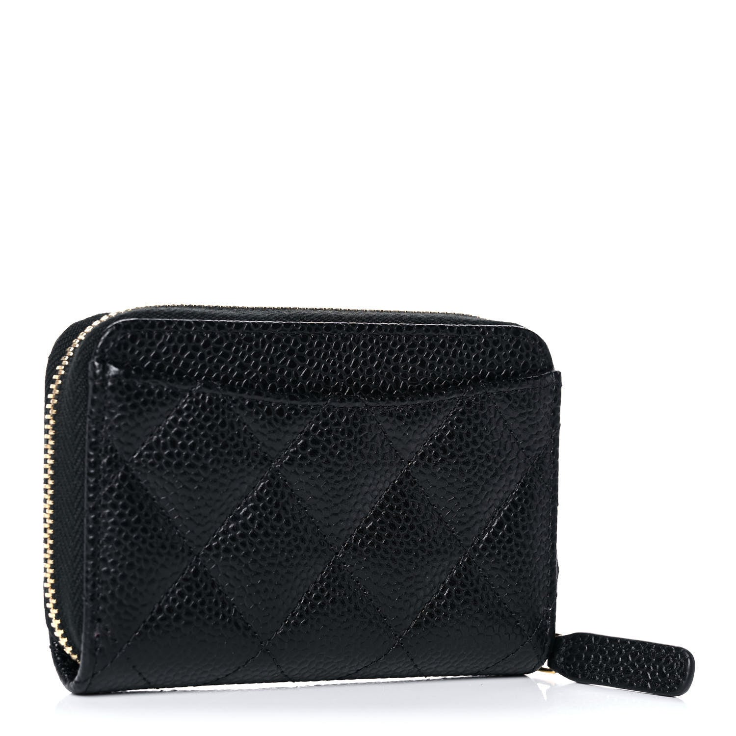 Chanel Caviar Quilted Classic Zipped Coin Purse Black 3 of 11