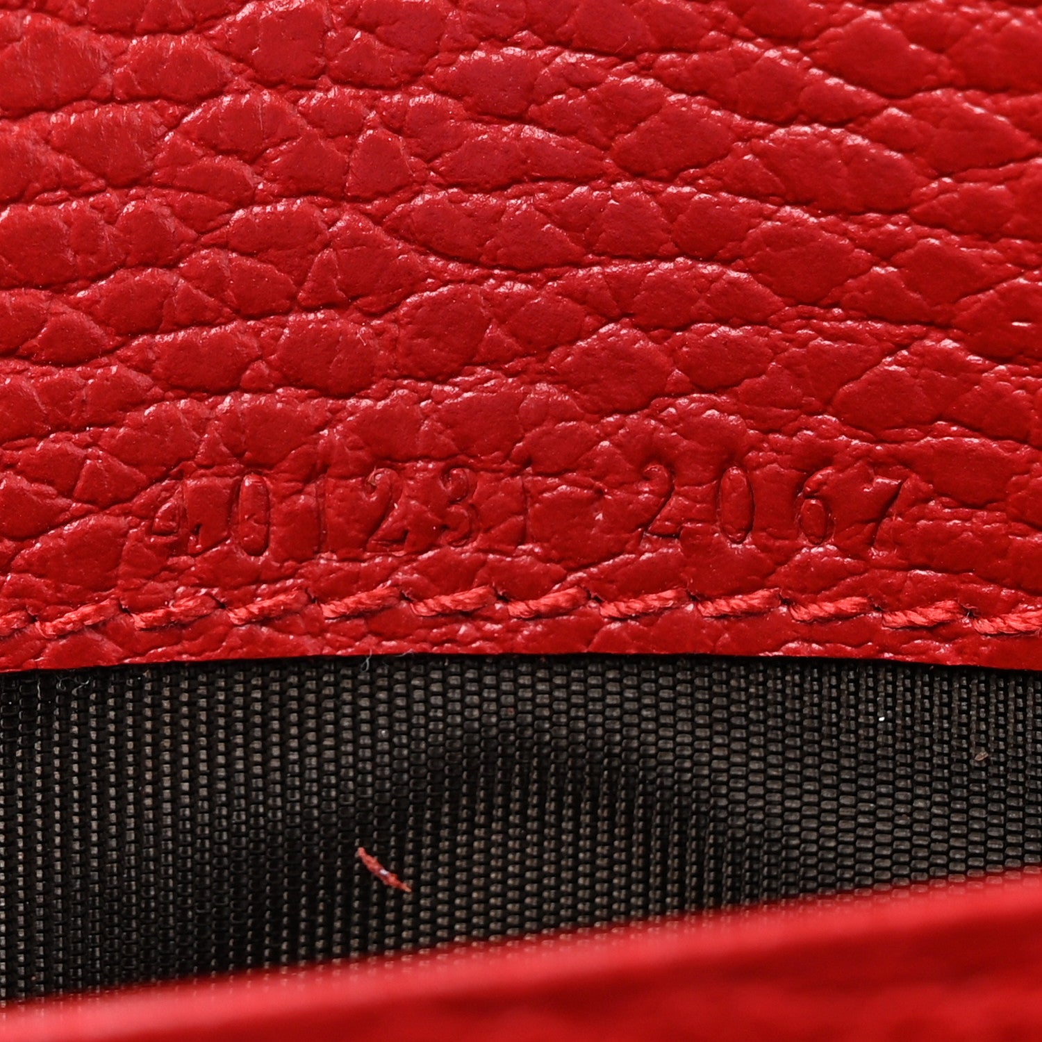 Gucci Calfskin Mini Dionysus Chain Wallet Hibiscus Red 8 of 11