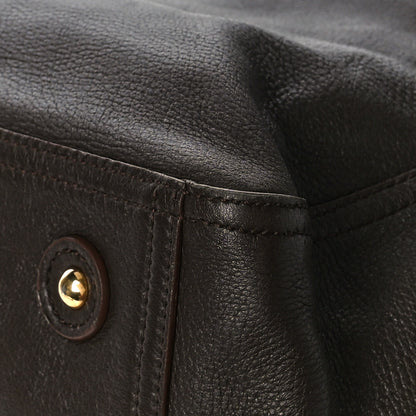 Saint Laurent Calfskin XL Downtown Tote Brown 8 of 9