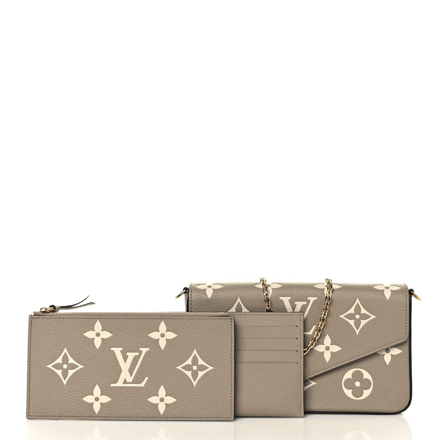 Empreinte Monogram Giant Felicie Pochette Tourterelle Creme