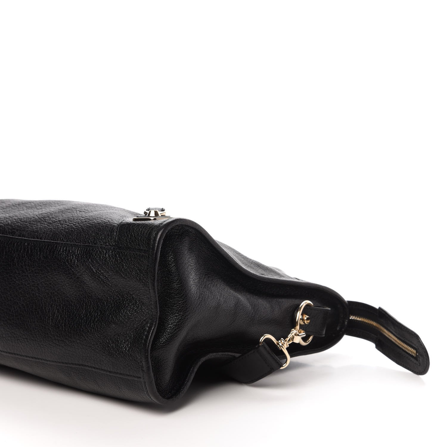Balenciaga Chevre Gold Metallic Edge Hardware City Black 8 of 13
