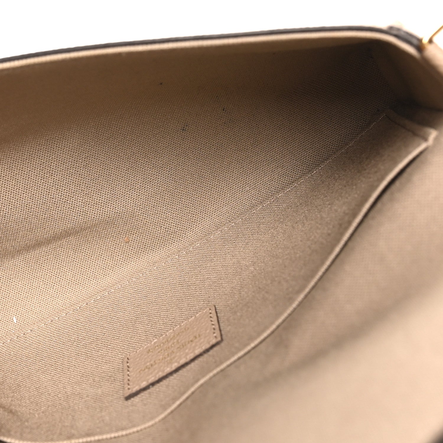 Louis Vuitton Empreinte Monogram Giant Felicie Pochette Tourterelle Creme 6 of 11