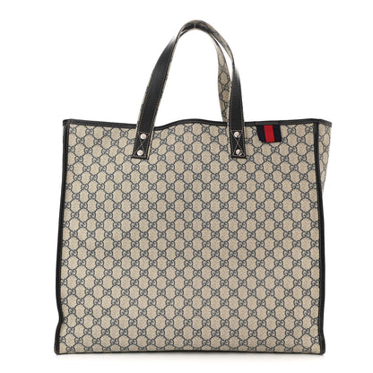 Gucci GG Plus Monogram Large Signature Web Loop Tote Black 1 of 14