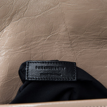 Saint Laurent Crinkled Calfskin Matelasse Monogram Medium Niki Chain Satchel Light Taupe 11 of 12