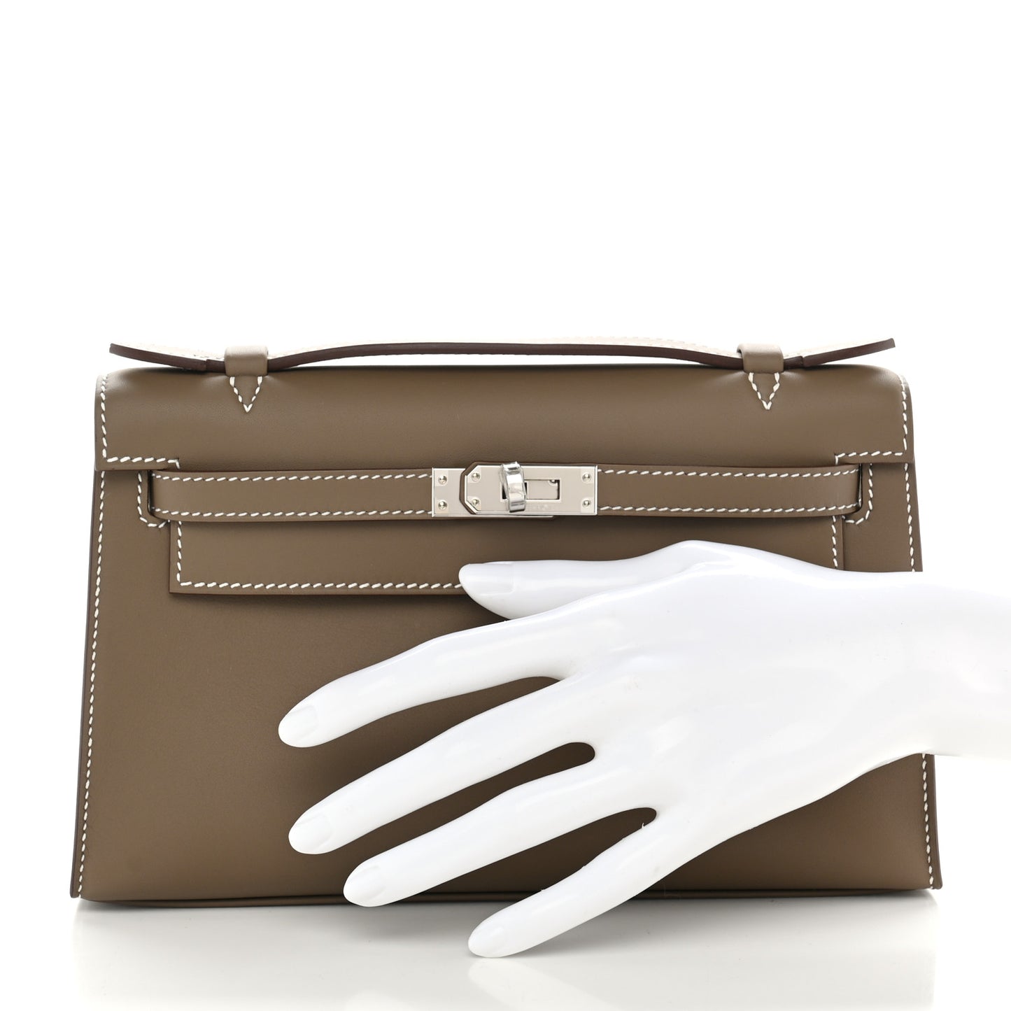 Swift Kelly Pochette Clutch Etoupe