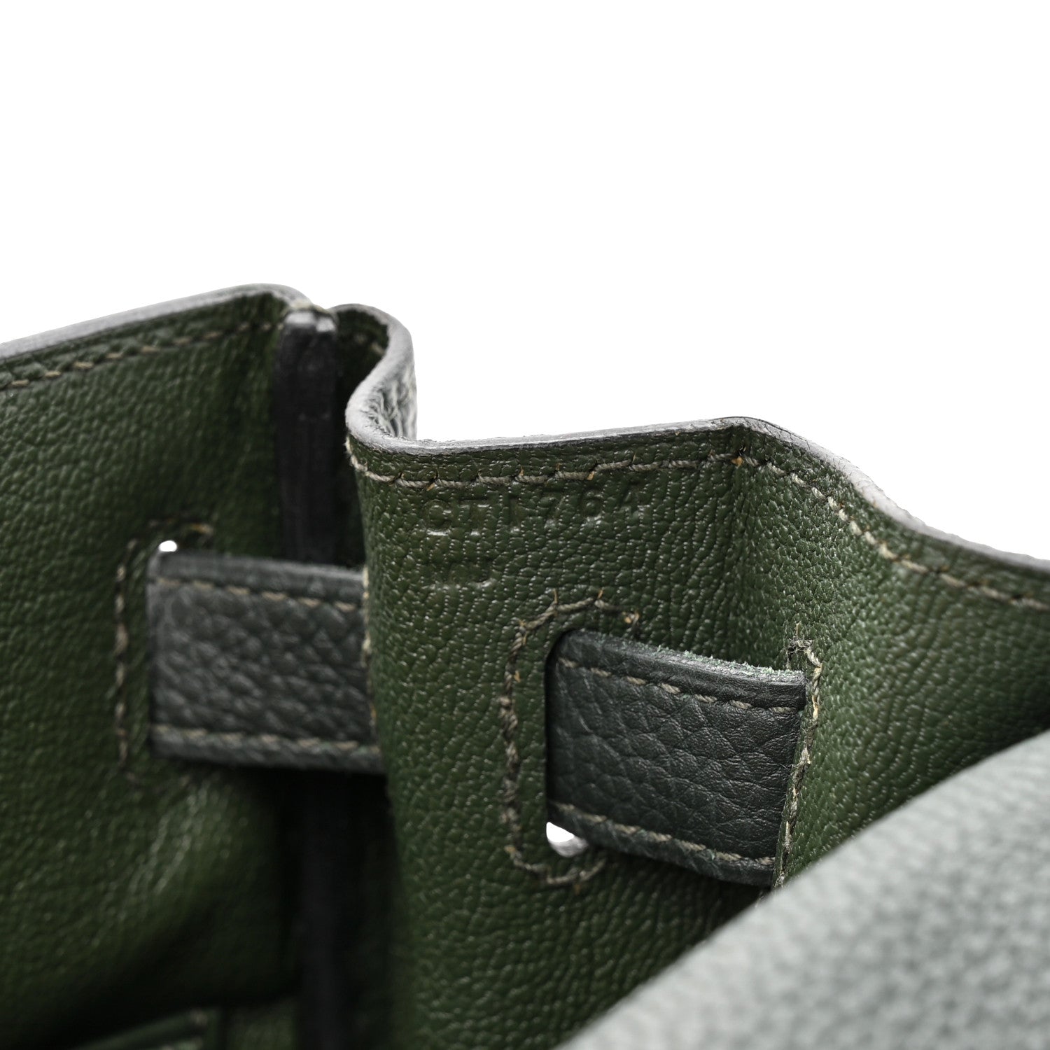 Hermes Togo Kelly Retourne 28 Vert Fonce 7 of 16