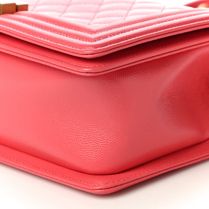 Chanel Caviar Quilted Medium Boy Flap Pink 6 of 10