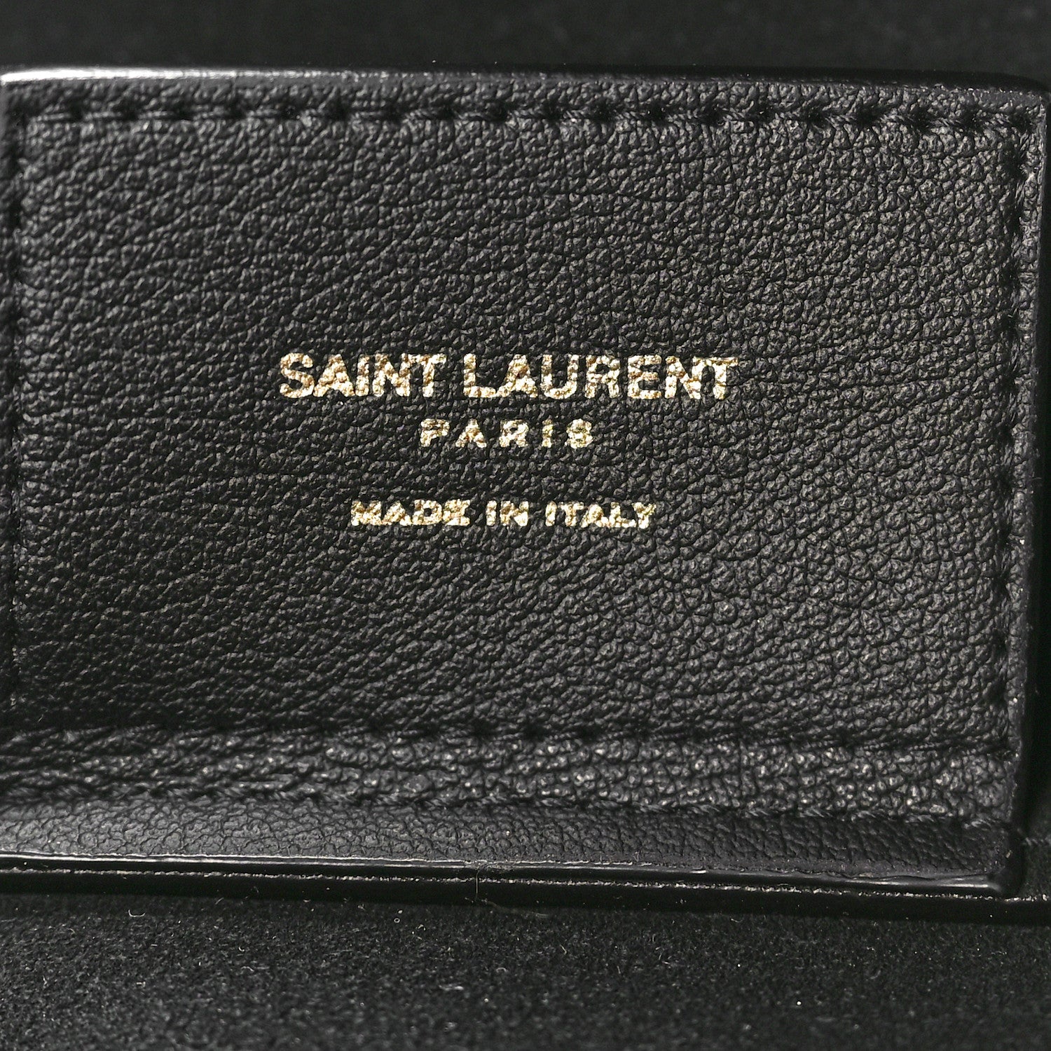 Saint Laurent Calfskin Large Shopping Tote Black 7 of 11