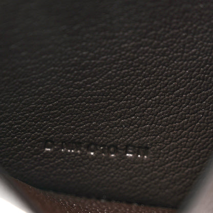 Hermes Epsom Matte Alligator Swift Les Petits Chevaux Card Holder Chocolate Beton Indigo Etoupe 6 of 7