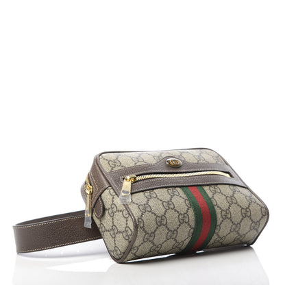 Gucci GG Supreme Monogram Web Small Ophidia Belt Bag 75 30 Dark Brown 4 of 10