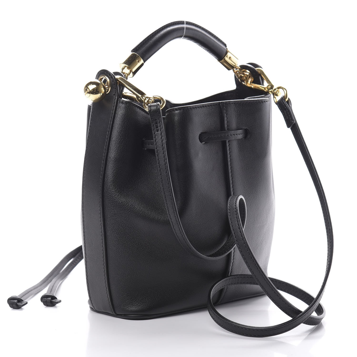 Chloe Calfskin Gala Small Bucket Bag Black 3 of 11