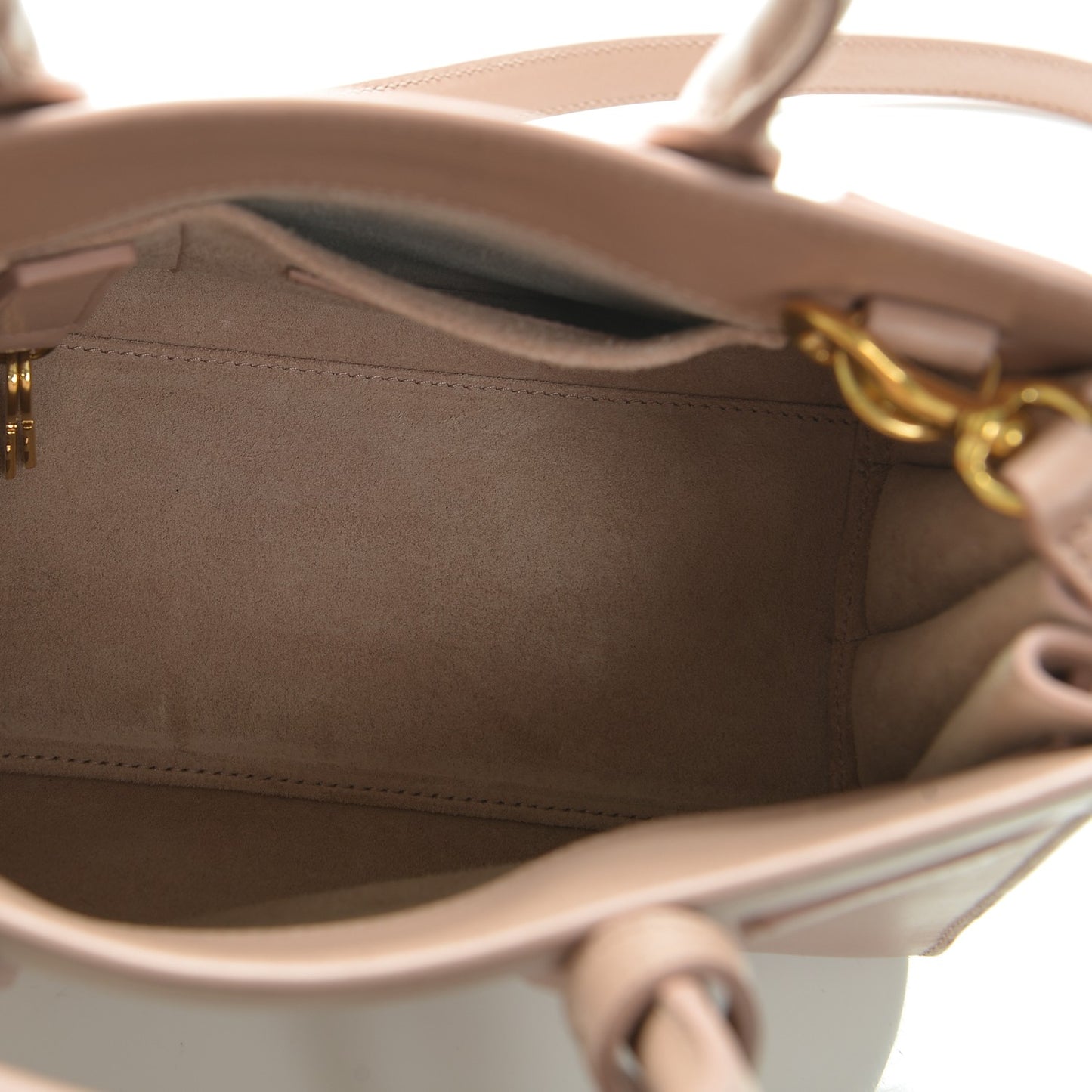 Calfskin Nano Sac De Jour Pale Pink