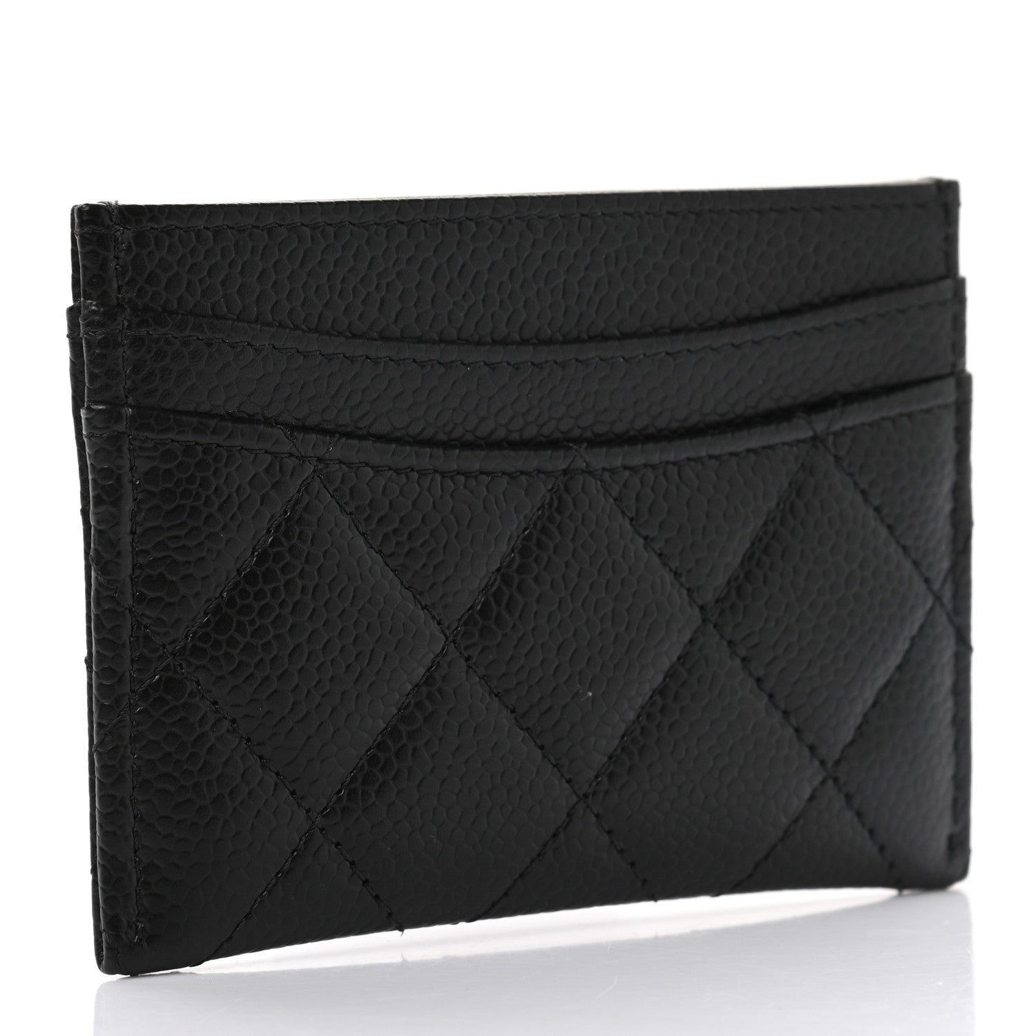 Chanel Caviar Quilted Card Holder Black 3 of 8