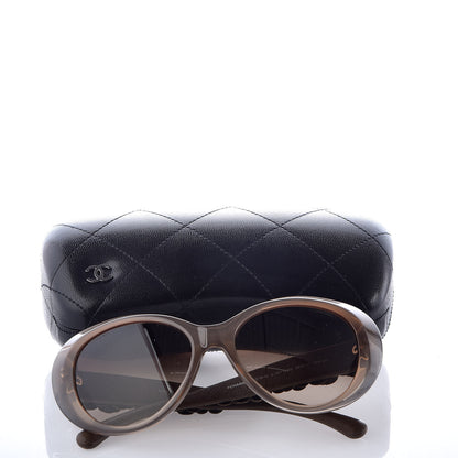 Chanel Lambskin Camellia CC Sunglasses 5318-Q Brown 9 of 9