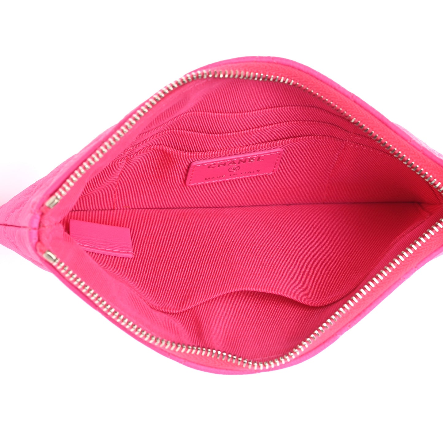 Goatskin Quilted Medium Reissue Cosmetic Case Pink