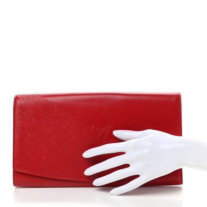 Louis Vuitton Epi Opera Pochette Egee Clutch Rouge 2 of 7