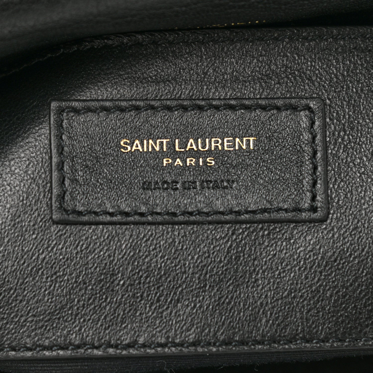 Saint Laurent Sheepskin Matelasse Chevron Monogram Medium College Bag Black 7 of 11