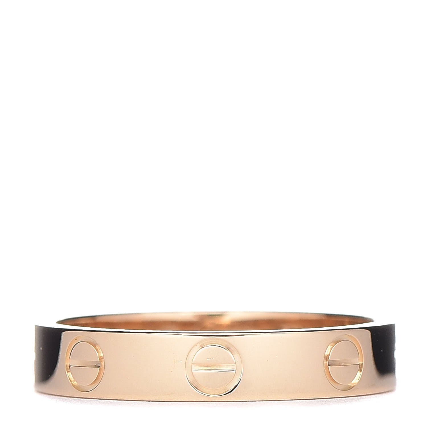 Cartier 18K Yellow Gold 3.5mm LOVE Wedding Band Ring 53 6.25 1 of 5