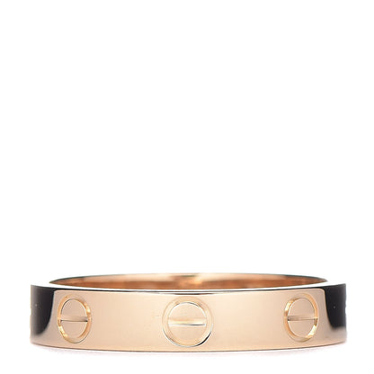 Cartier 18K Yellow Gold 3.5mm LOVE Wedding Band Ring 53 6.25 1 of 5