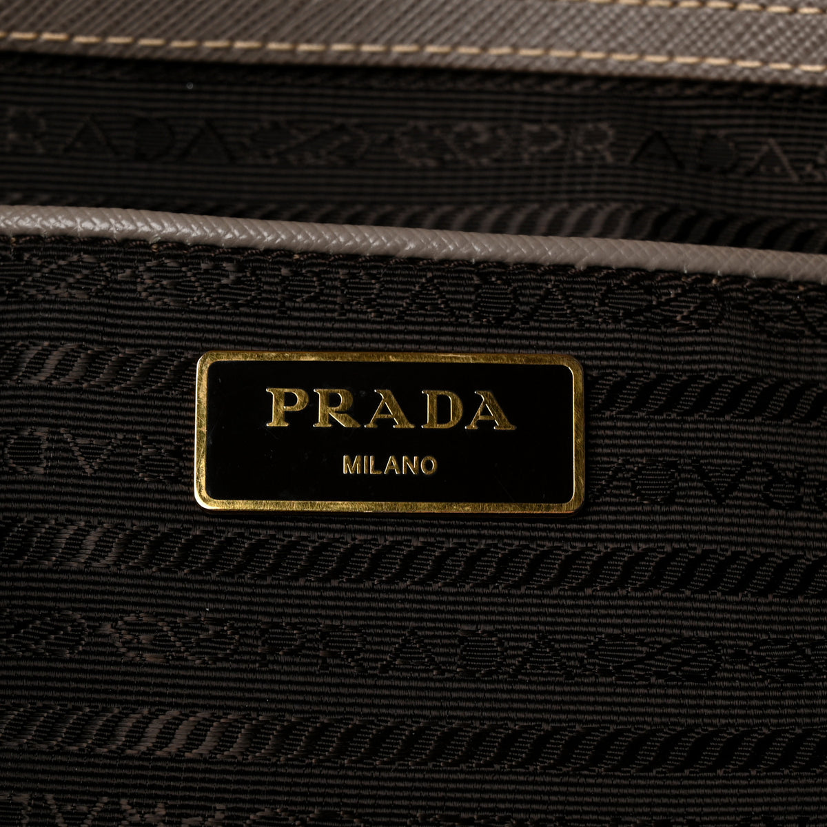 Prada Saffiano Lux Large Tote Argilla 6 of 13
