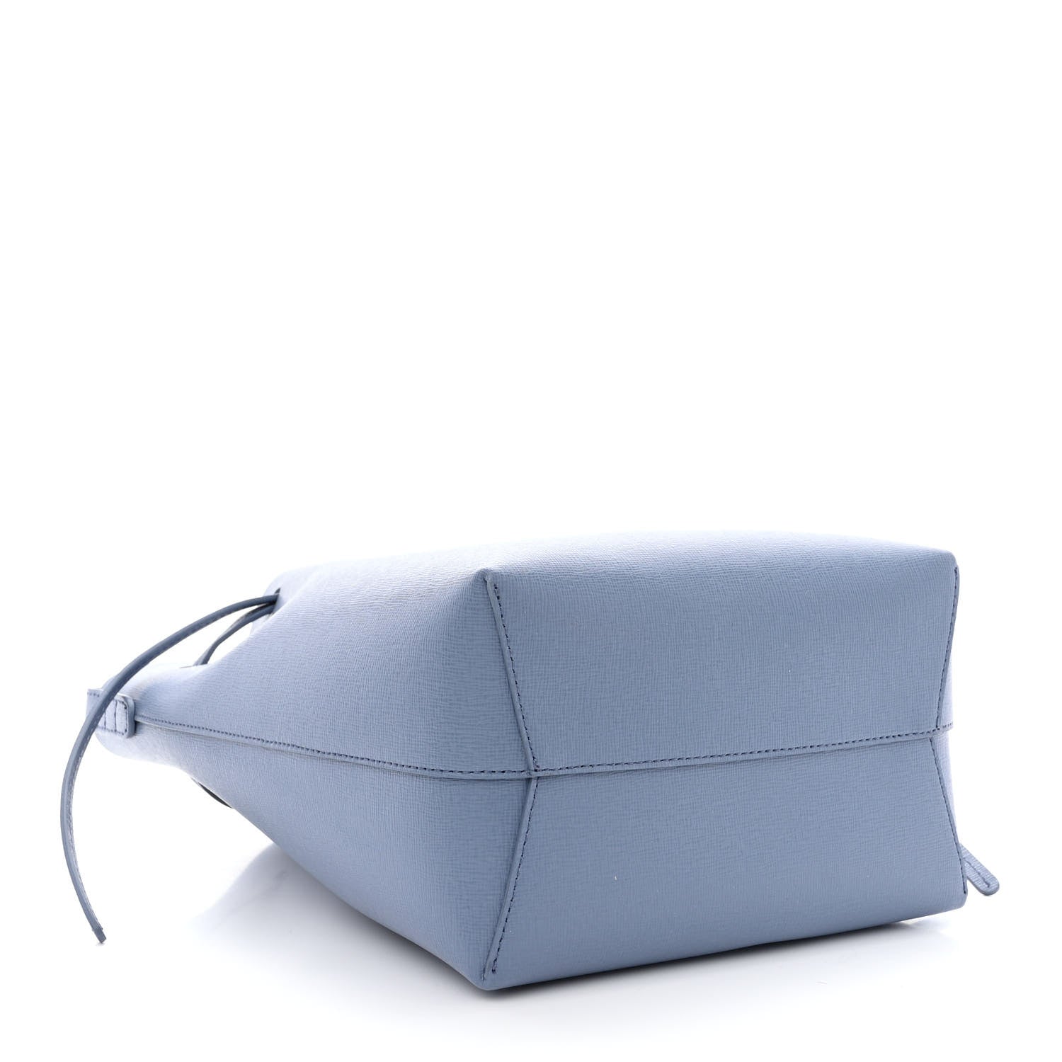 Mansur Gavriel Saffiano Mini Bucket Bag Blue 4 of 10
