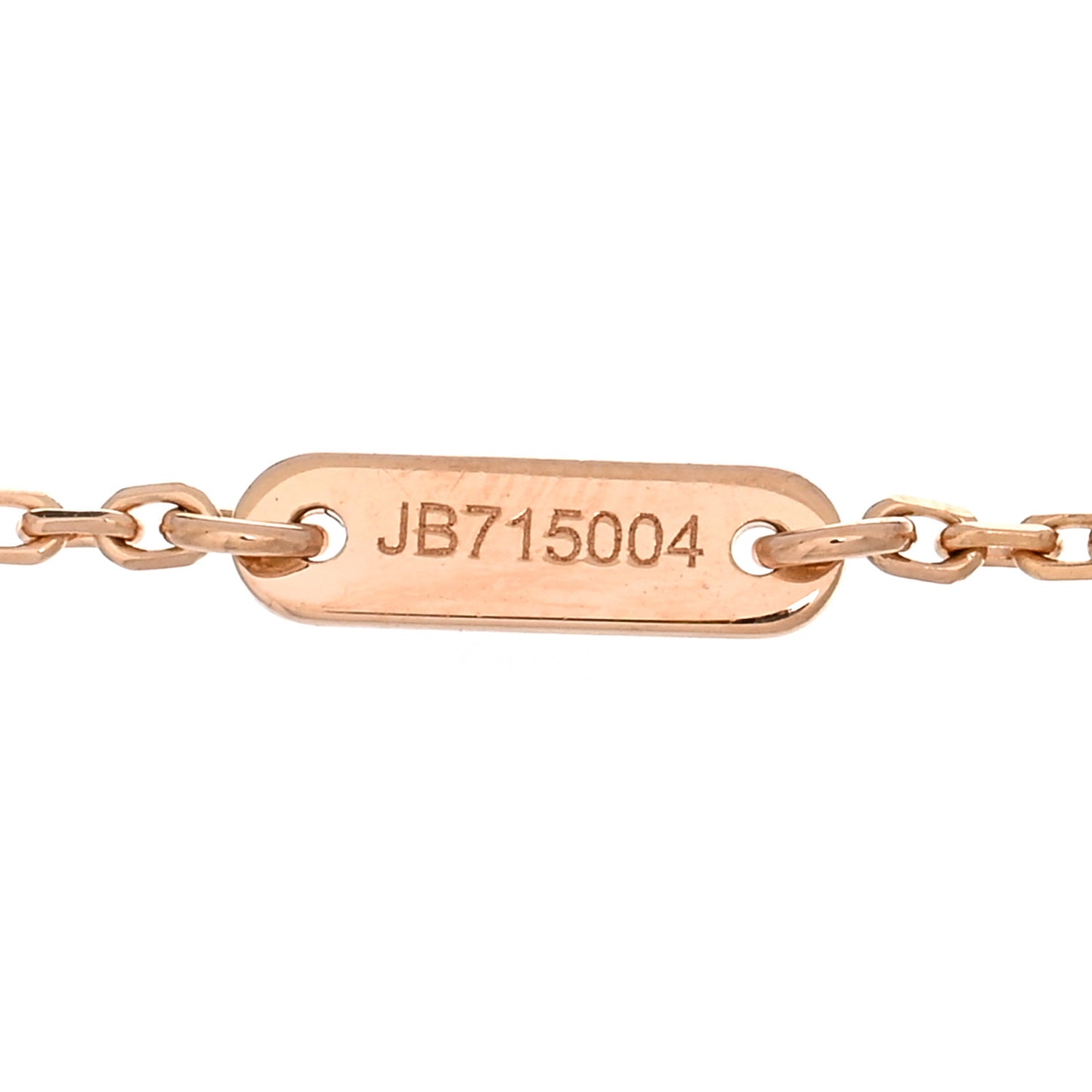 18K Rose Gold Carnelian Sweet Alhambra Bracelet